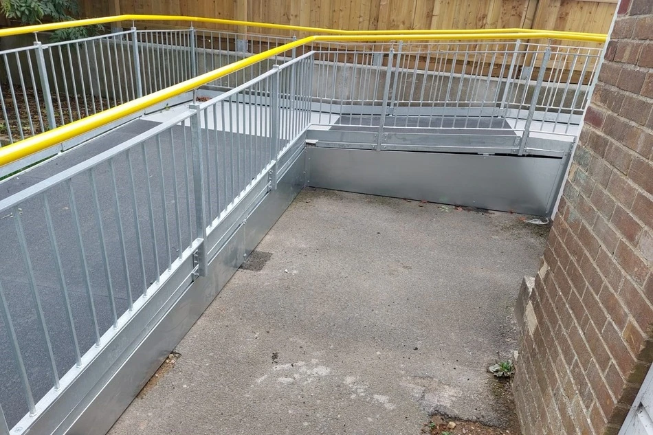 DDA handrailing installed
